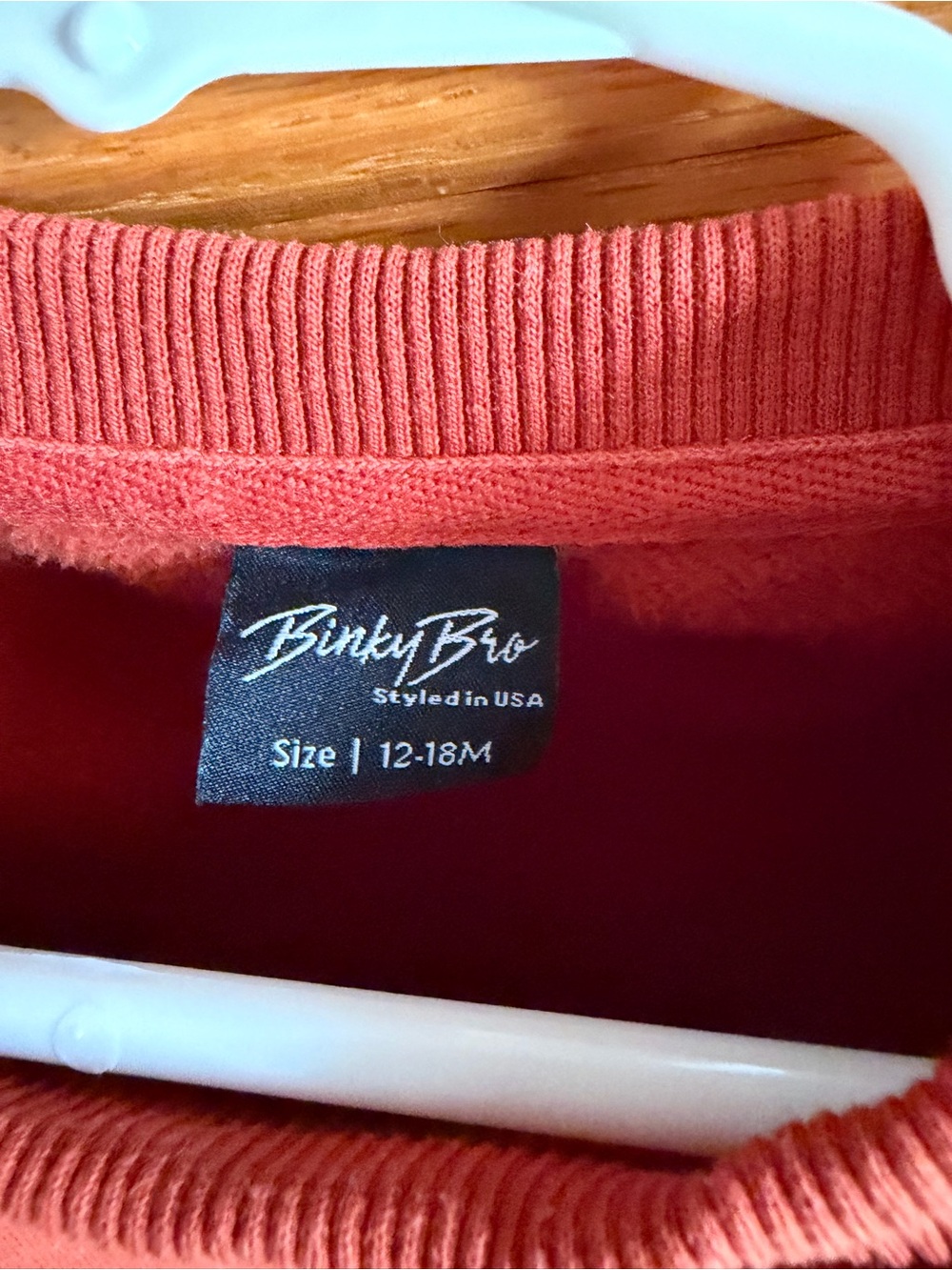Binky Bro 12M sweatshirt - Picture 3 of 4
